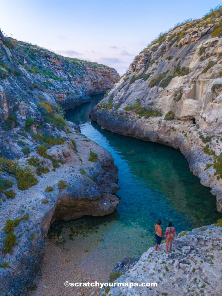 Wied il-Ghasir on the island of Gozo