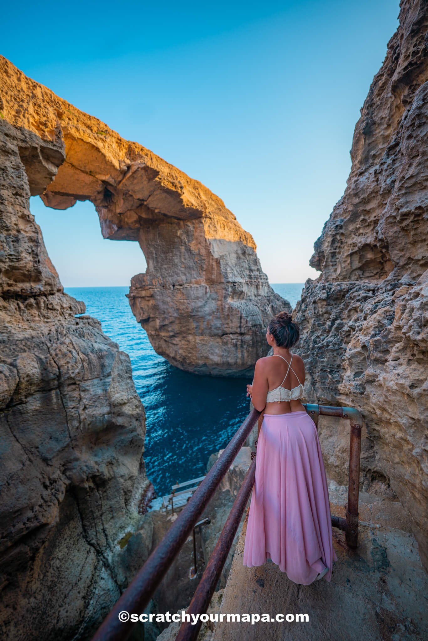 Wied il-Mielah in Gozo, Malta