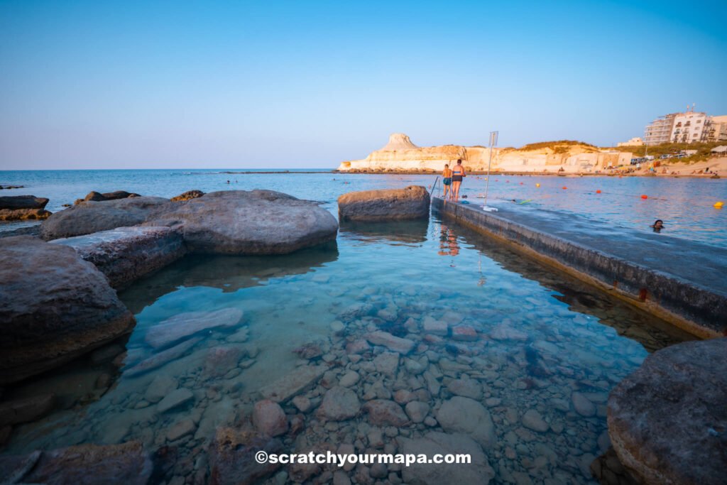 Xwejni Bay in Gozo