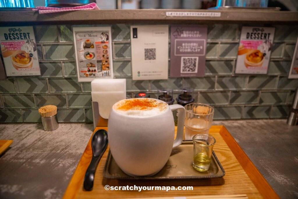 cappuchino ramen in tokyo