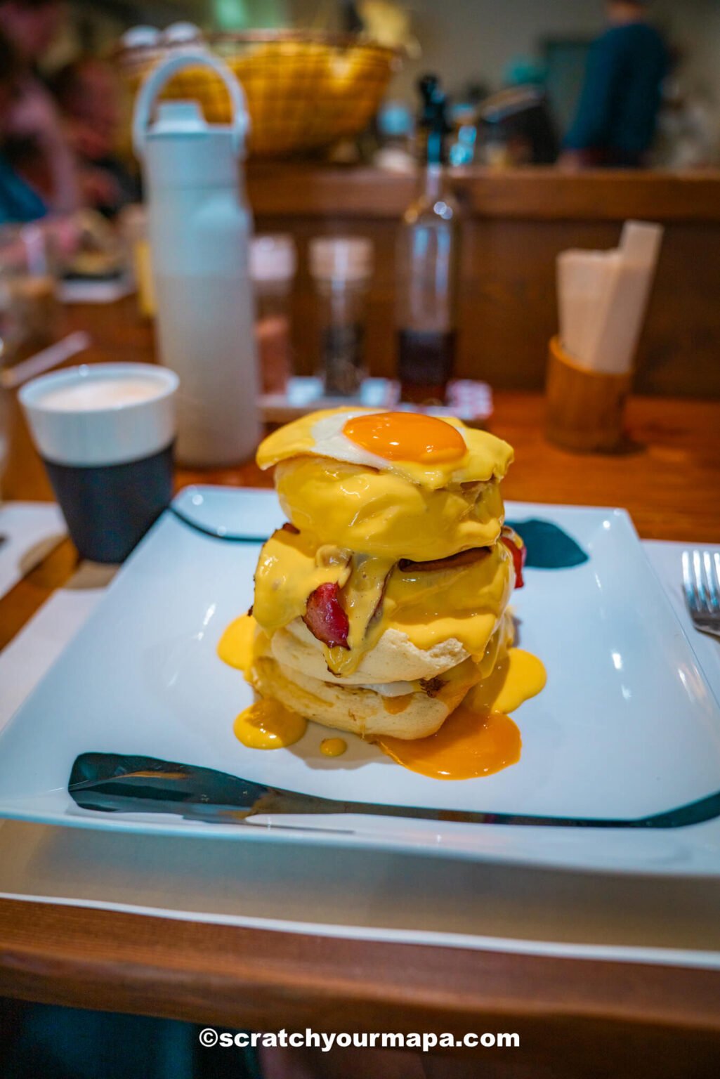 fluffy pancakes in Tokyo, Japan