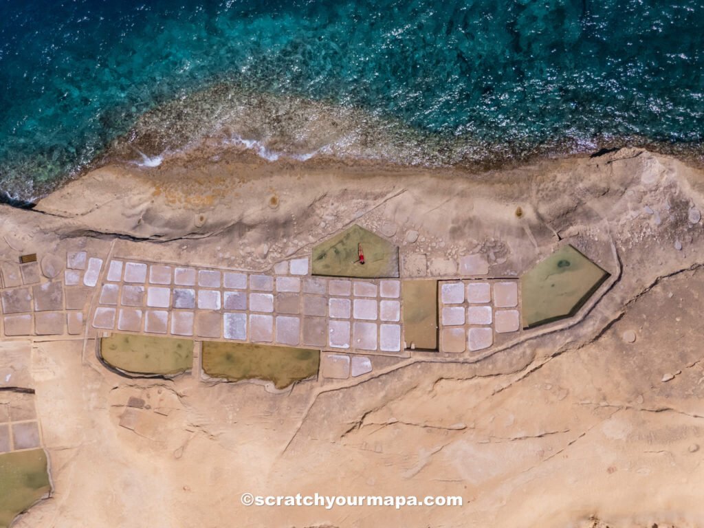 salt pans in Gozo Malta