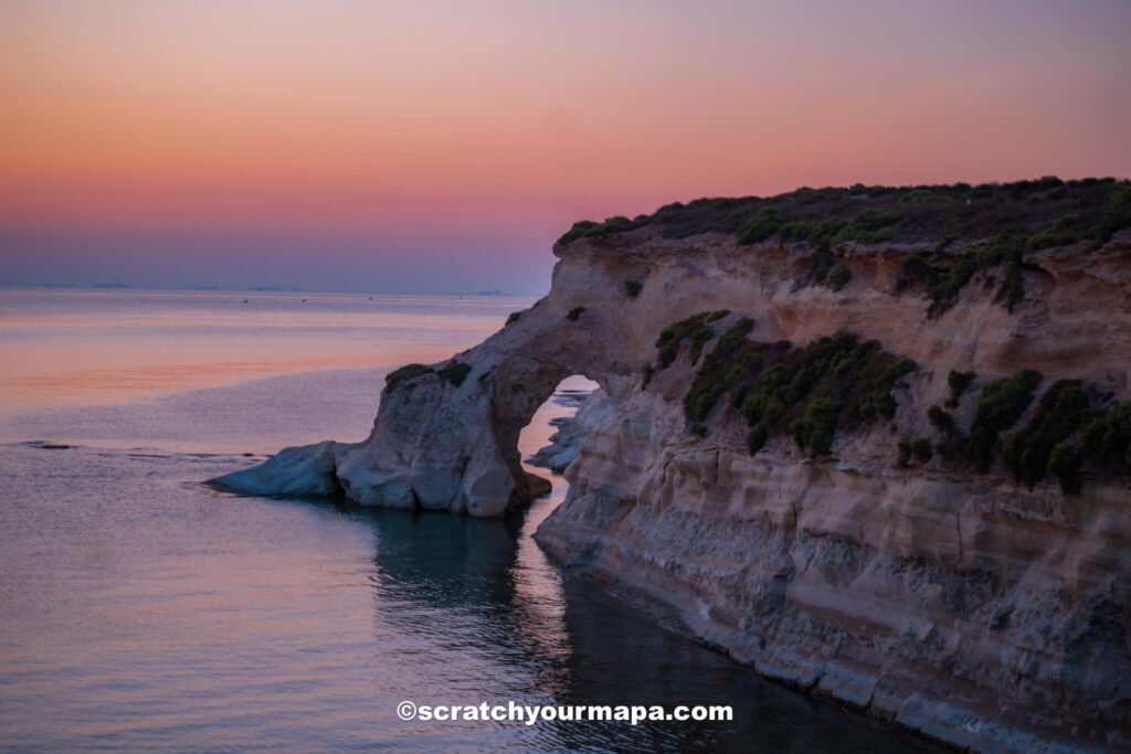 sunset in Malta