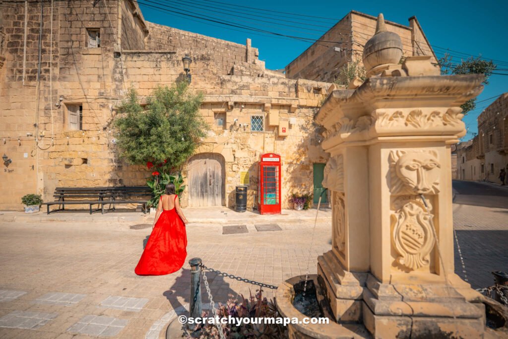 town in Gozo, Malta