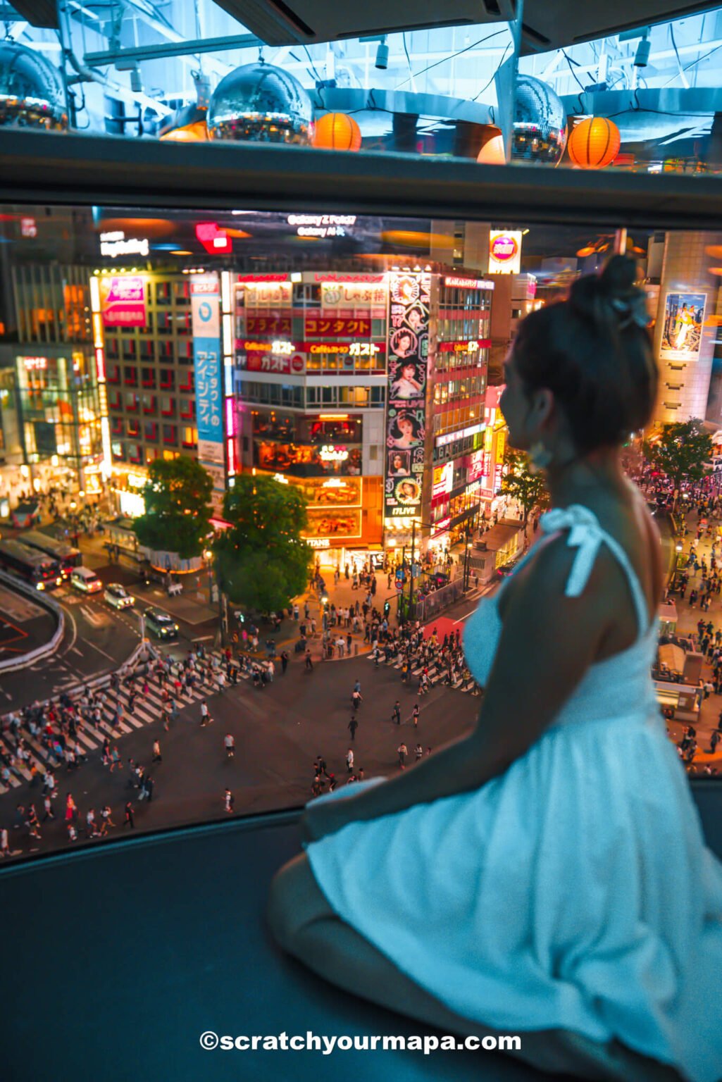 view over Shibuya Crossing