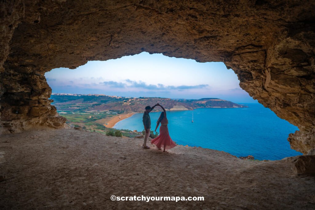 window cave in Gozo Malta