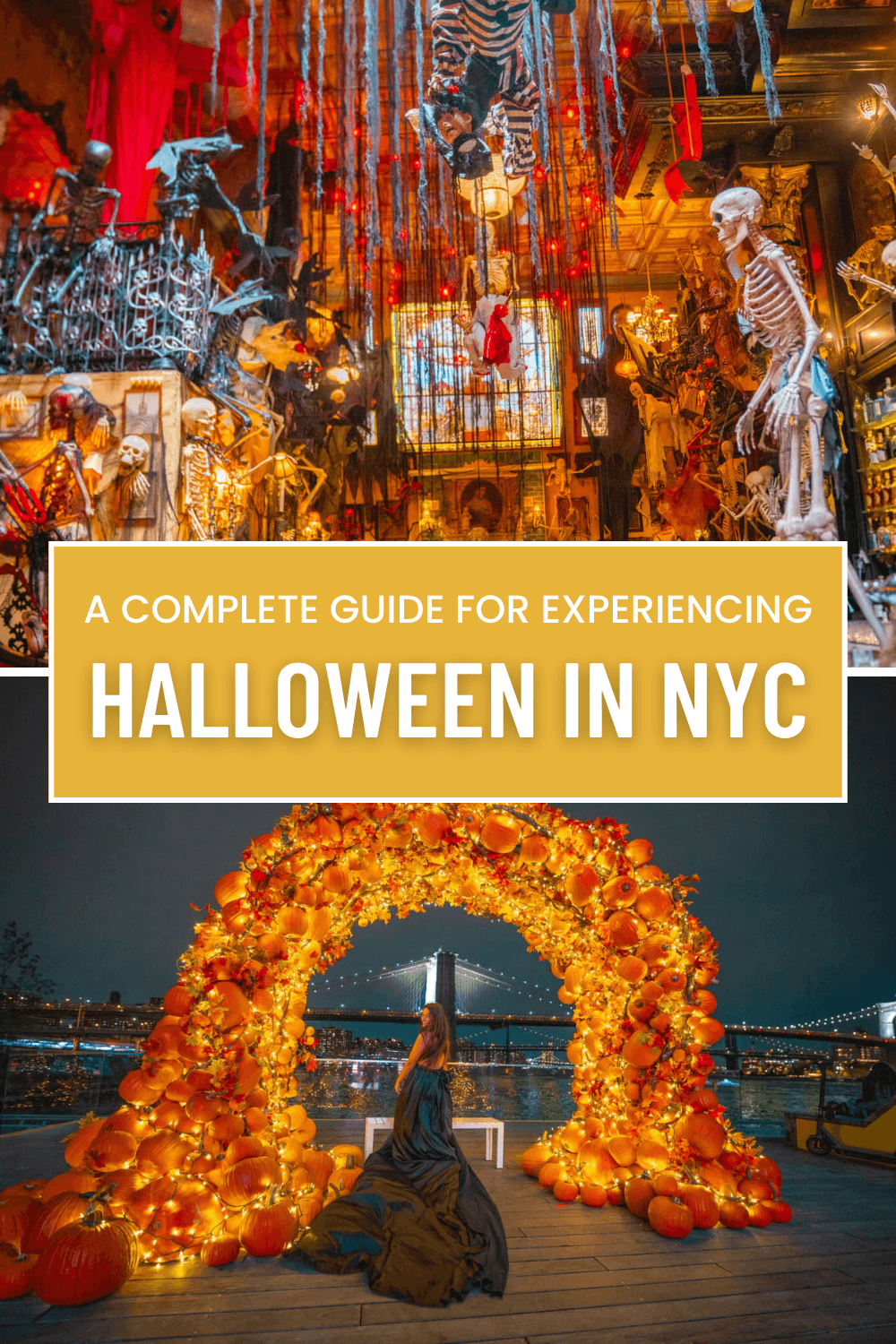 Halloween in New York Pin
