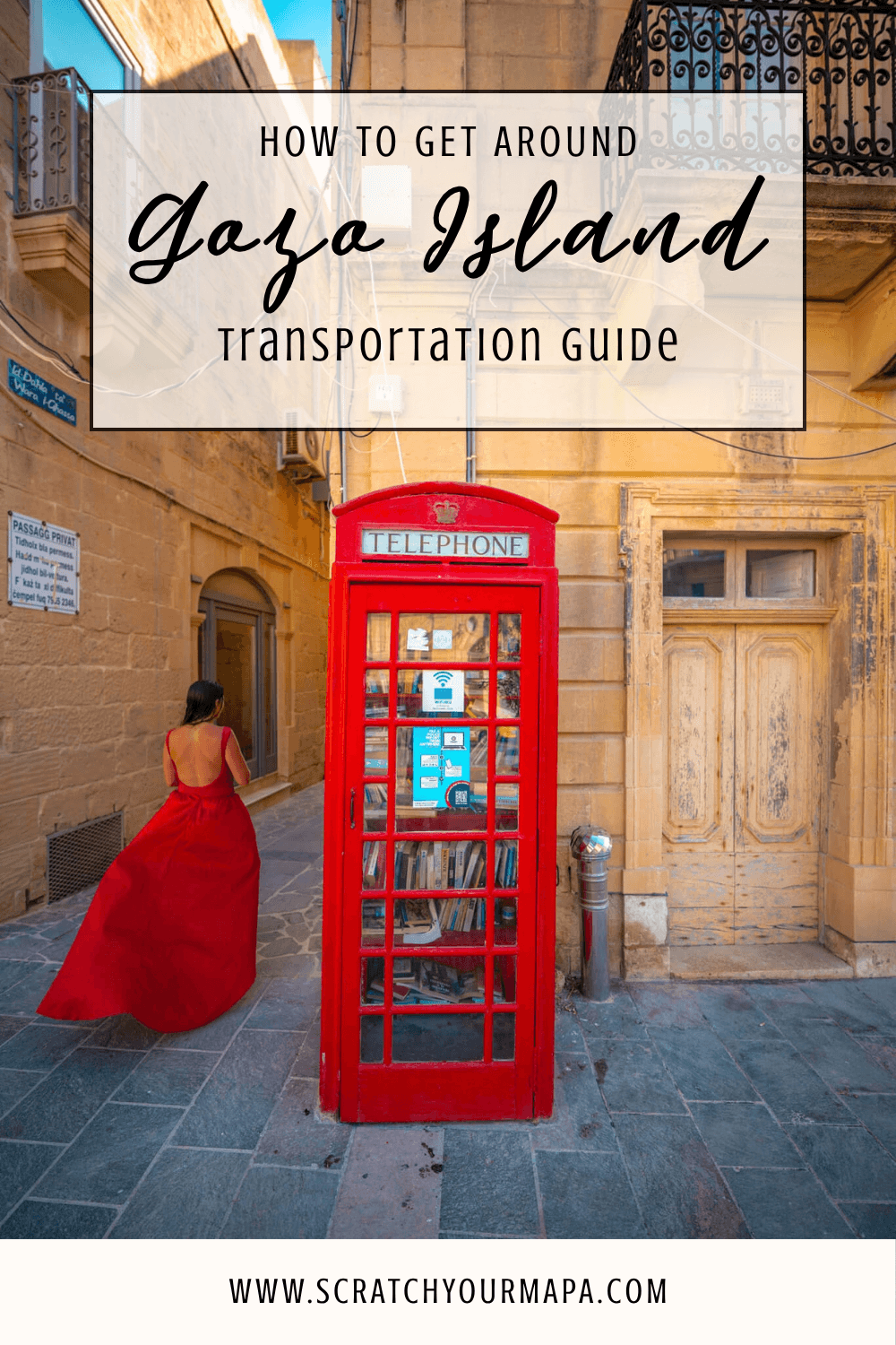 How to get around Gozo pin