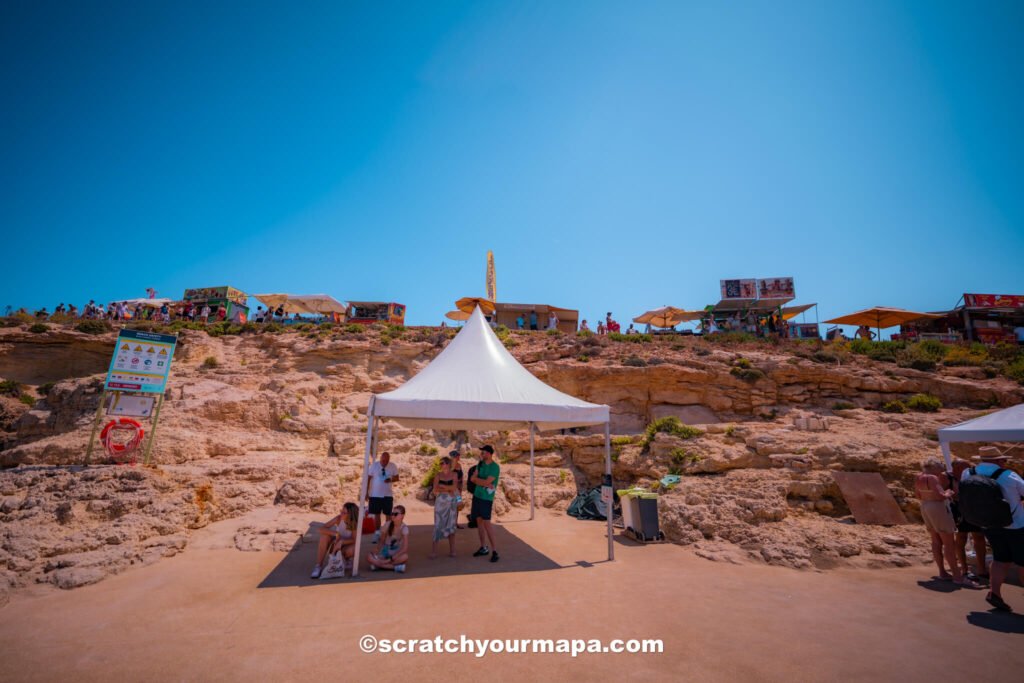food stalls in Comino