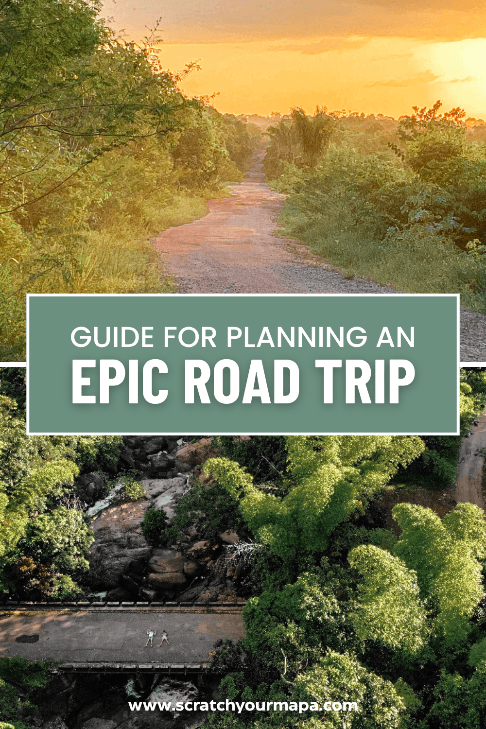 Planning a road trip pin