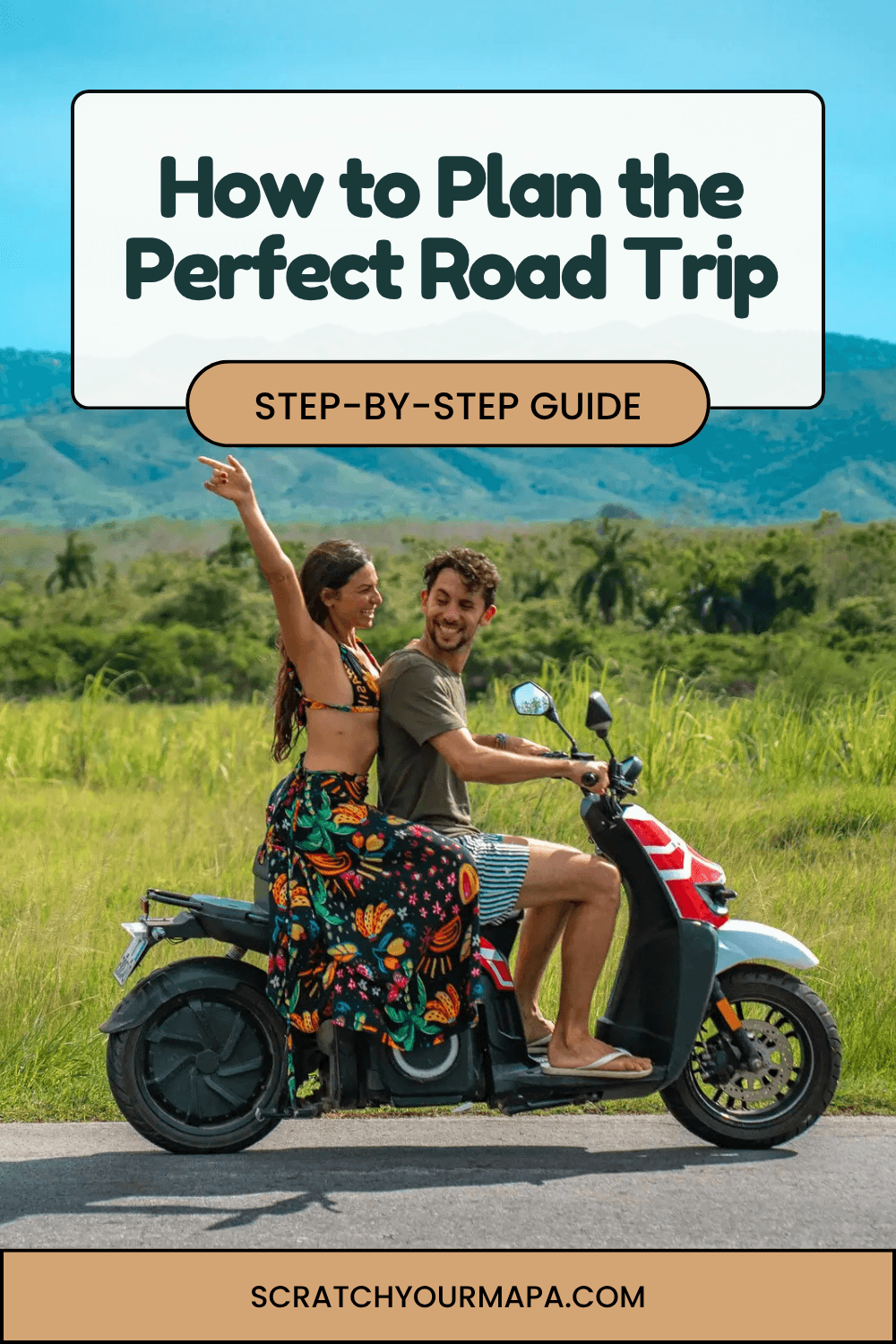 Planning a road trip pin