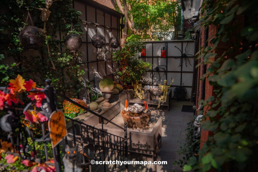 Upper West Side Halloween decorations