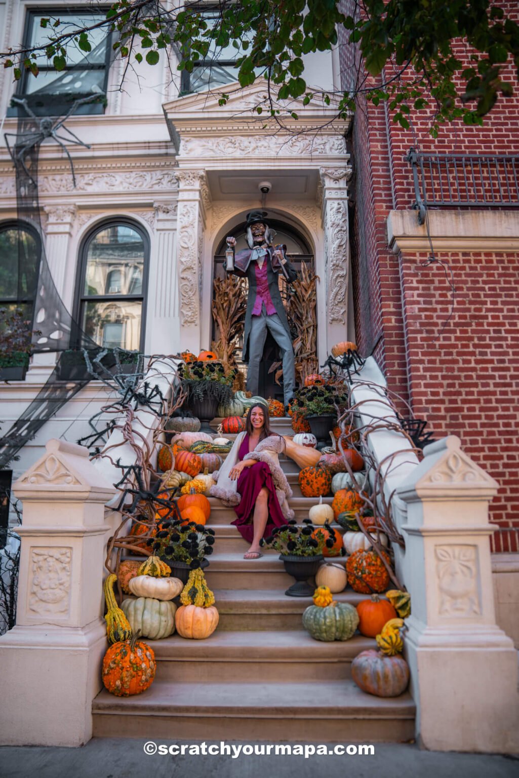 Upper West Side Halloween decorations