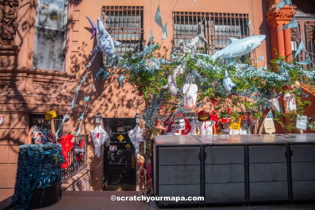 Upper West Side Halloween decorations