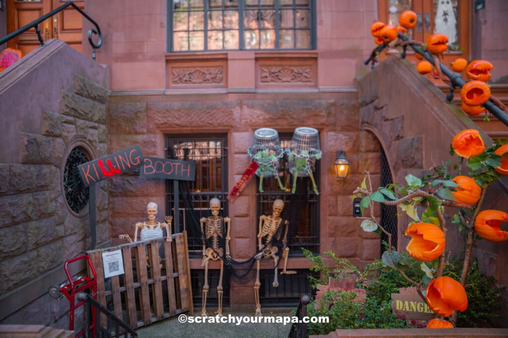Upper West Side Halloween decorations
