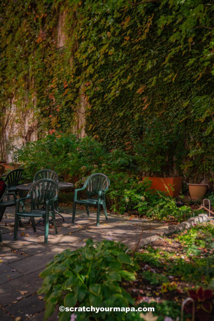 garden in the Upper West Side NYC