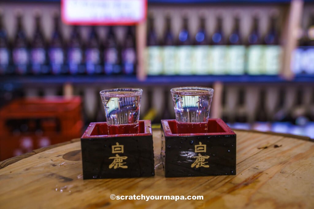 sake in Kyoto