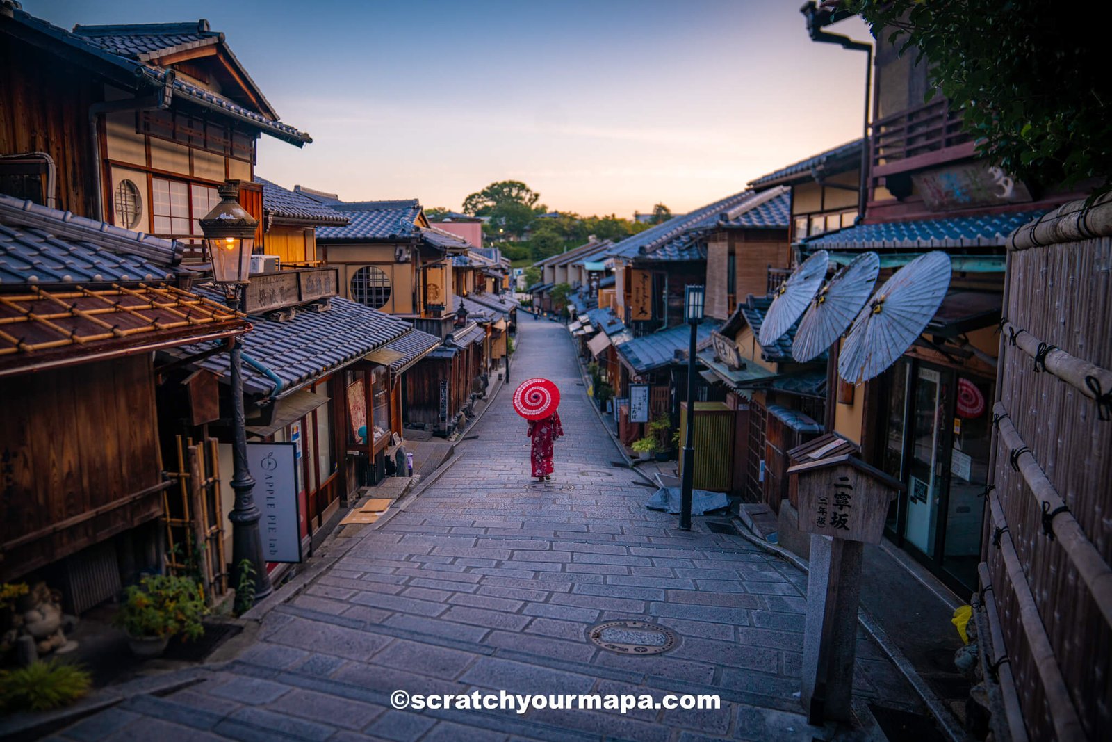getting around Kyoto by foot